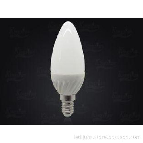 Epistar 3 Watt Small Ceramic LED Candle Bulbs Lights for Ho
